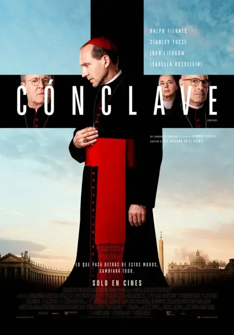 Póster de la película Cónclave. Póster de la película Cónclave.