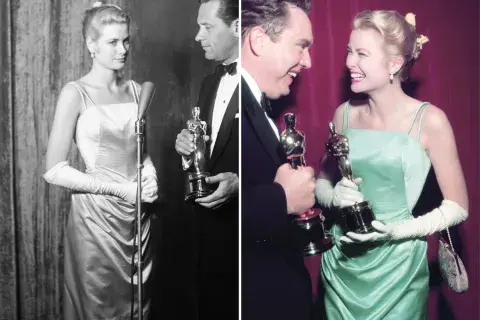 Grace Kelly en los Premios Oscar, el 30 de marzo de 1955. Grace Kelly en los Premios Oscar, el 30 de marzo de 1955.
