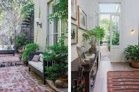 Todos los ambientes de la planta baja se conectan directamente con el patio. Todos los ambientes de la planta baja se conectan directamente con el patio.
