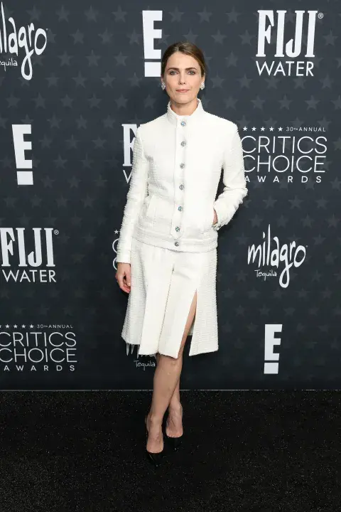 Keri Russell en la alfombra roja de los Critics Choice Awards 2025. Keri Russell en la alfombra roja de los Critics Choice Awards 2025.