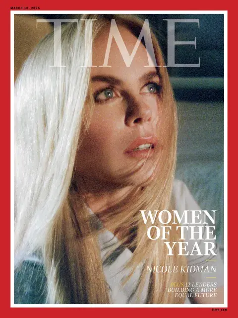 Portada de Time con Nicole KIdman elegida como Mujer del Año. Portada de Time con Nicole KIdman elegida como Mujer del Año.