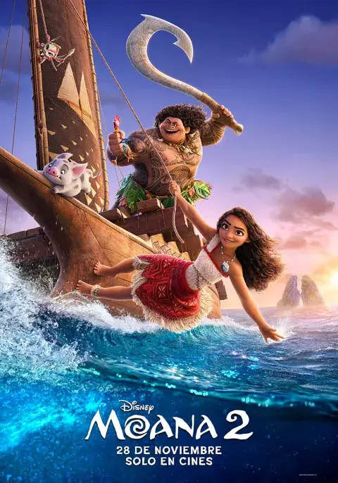 Póster de Moana 2. Póster de Moana 2.