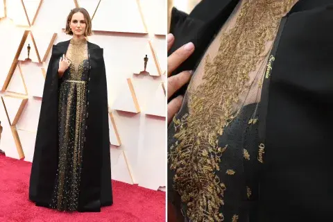 Natalie Portman con un lookazo de Dior en los Oscar del año 2020 Natalie Portman con un lookazo de Dior en los Oscar del año 2020