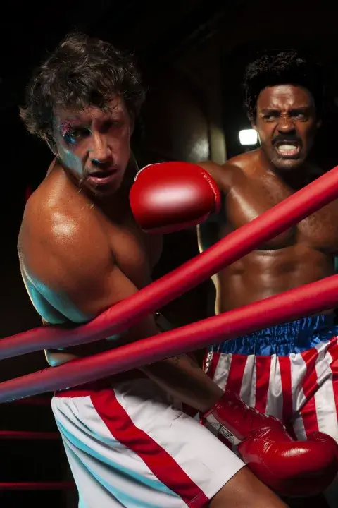 Foto de Rocky con Nico Vázquez. Foto de Rocky con Nico Vázquez.