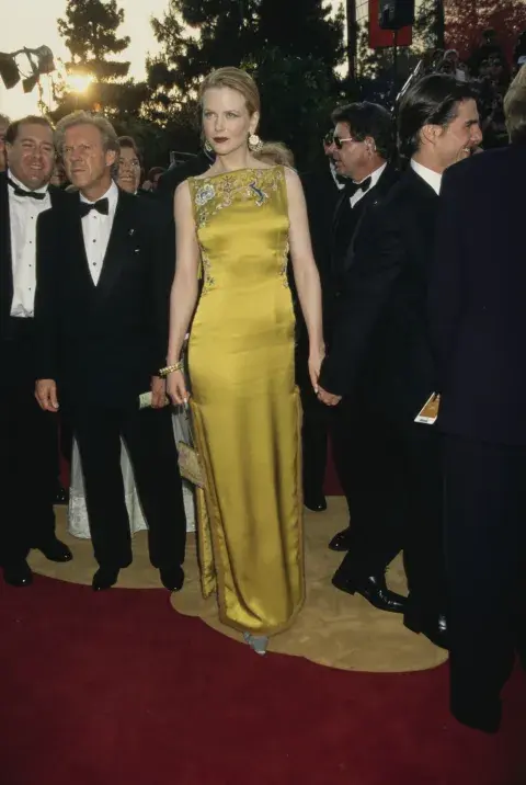 Nicole Kidman con un vestido Christian Dior Couture, 1997 Nicole Kidman con un vestido Christian Dior Couture, 1997