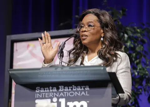Oprah Winfrey en el Festival Internacional de Cine de Santa Bárbara.
