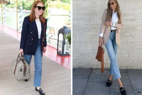 Los mocasines pueden ser con estribo o hebillas en la parte de la capellada, que también le dan un look único al zapato Los mocasines pueden ser con estribo o hebillas en la parte de la capellada, que también le dan un look único al zapato