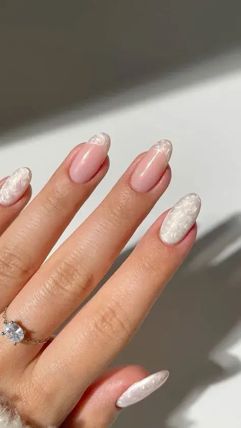 uñas blancas uñas blancas