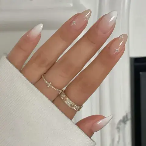 uñas blancas uñas blancas