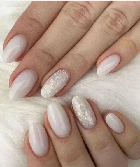 uñas blancas uñas blancas