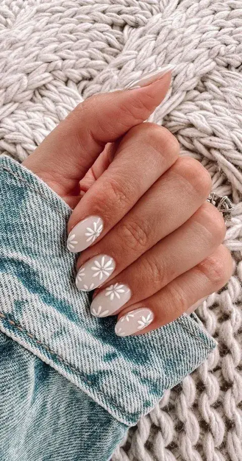uñas blancas uñas blancas