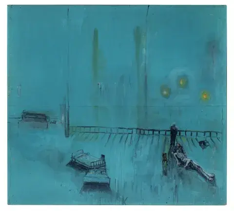 Tres días, Guillermo Kuitca, 1986. Tres días, Guillermo Kuitca, 1986.