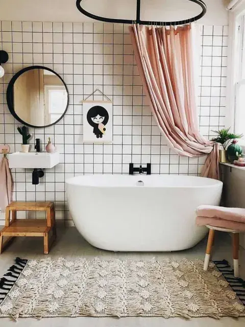 Otra versión en donde el rosa y la deco moderna son esenciales Otra versión en donde el rosa y la deco moderna son esenciales