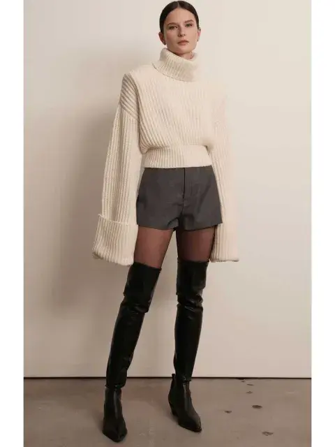 Con poleras y sweaters XL los shorts quedan mega cancheros