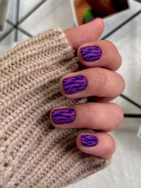 Para las más osadas, una idea en violeta Para las más osadas, una idea en violeta