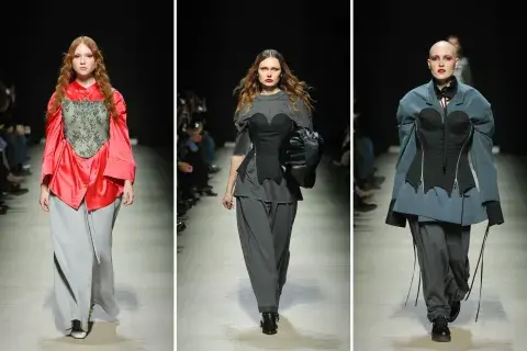 Alena Musaeva lleva la tendencia sobre las camisas y los sacos. Alena Musaeva lleva la tendencia sobre las camisas y los sacos.