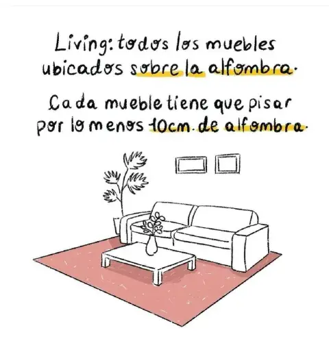 Cómo sumar alfombras en cada ambiente de tu casa