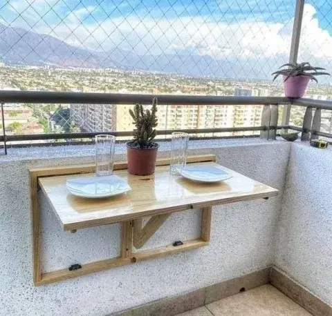 Ideas para instalar barras cancheras en el balcón.