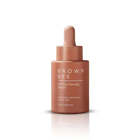 Serum Facial Autobronceante H7 da un color bronceado, natural y homogéneo, 