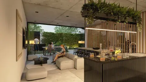La incorporación de vegetación en interiores, a través de jardines verticales o plantas de gran porte, refuerza la sensación de frescura y conexión con el exterior. La incorporación de vegetación en interiores, a través de jardines verticales o plantas de gran porte, refuerza la sensación de frescura y conexión con el exterior.