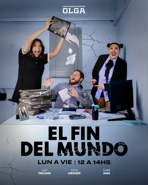 Lizi Tagliani se suma a Olga: póster de su nuevo programa, El fin del mundo. Lizi Tagliani se suma a Olga: póster de su nuevo programa, El fin del mundo.
