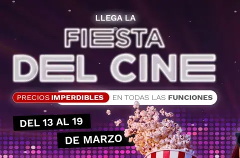 Afiche de la fiesta del cine 2025