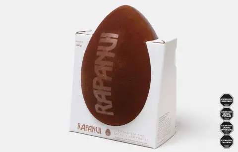 Foto de un huevos de Pascua de Rapanui Foto de un huevos de Pascua de Rapanui