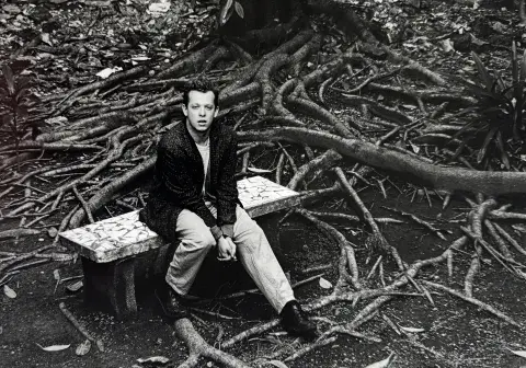 Guillermo Kuitca en 1987. Guillermo Kuitca en 1987.