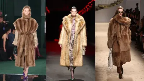Tapados de piel en la pasarela de Milan Fashion Week