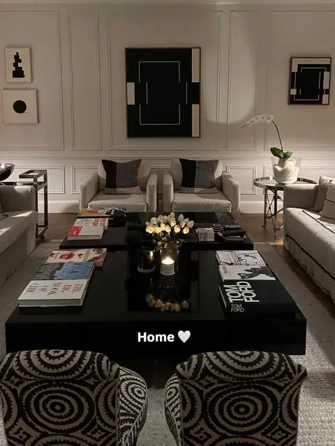 Juliana Awada publicó una foto con la deco de su living Juliana Awada publicó una foto con la deco de su living