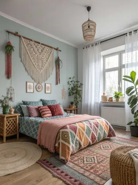 Los tapices son otra opción si querés sumar deco a tu cuarto Los tapices son otra opción si querés sumar deco a tu cuarto