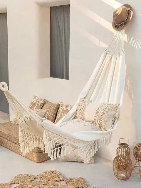 La clásica hamaca paraguaya para descansar en el balcón de tu casa