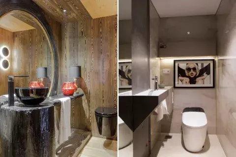 Patagonia Flooring + Leticia Rocco va por la madera total, que exacerba su rusticidad. Concepto Design da un toque de desenfado a través del arte.