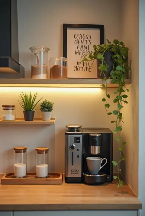 Ideas para armar un espacio de café en casa. Ideas para armar un espacio de café en casa.