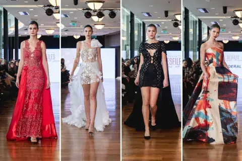 De izquierda a derecha: Fernanda Suarez, Caro & Caro, Javier de la Llana, Musa. De izquierda a derecha: Fernanda Suarez, Caro & Caro, Javier de la Llana, Musa.