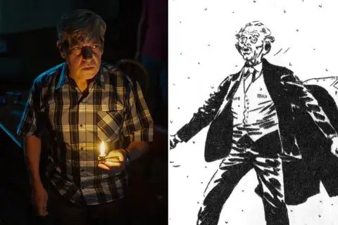 Foto de Claudio Martínez Bell en El Eternauta.