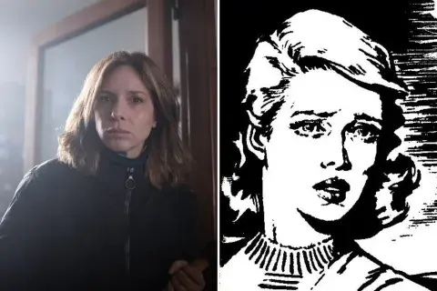 Foto de Carla Peterson en El Eternauta.
