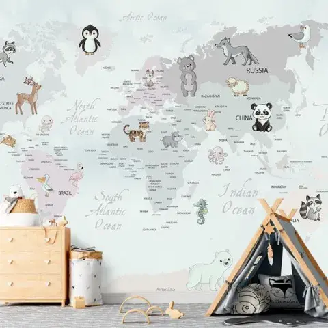 Ideas de empapelados para cuartos de chicos