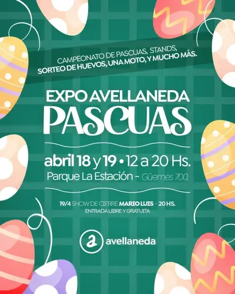 Póster de Expo Avellaneda Pascuas