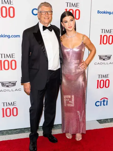 Bill Gates y su hija Phoebe Bill Gates y su hija Phoebe