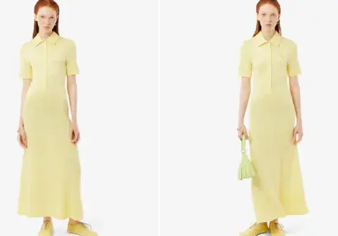 Vestido Polo De Piqué Runway (Lacoste, $ 850.000.) Vestido Polo De Piqué Runway (Lacoste, $ 850.000.)