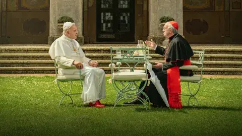 Dónde ver la película Los dos papas. Dónde ver la película Los dos papas.