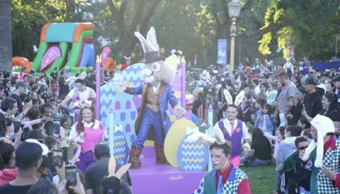Foto de Pascuas en los Barrios de la ciudad de Buenos Aires.