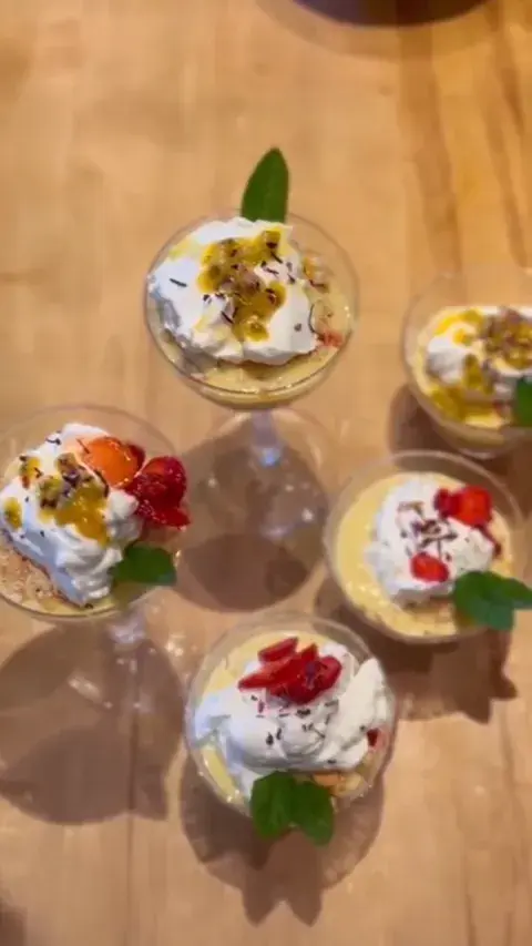 Foto del postre que Meghan Markle le dedicó a la princesa Lilibeth. Foto del postre que Meghan Markle le dedicó a la princesa Lilibeth.