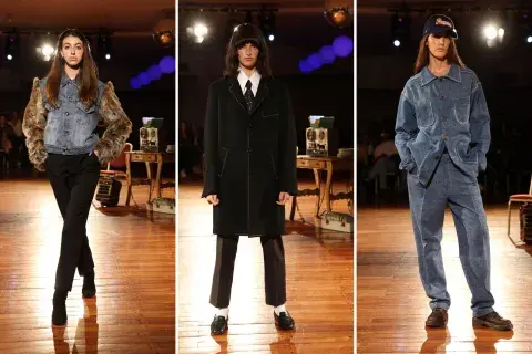 Denim, texturas y cortes clásicos en equipos femeninos, pero sin excesos. Denim, texturas y cortes clásicos en equipos femeninos, pero sin excesos.