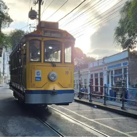 Barrio Santa Teresa, en Río de Janeiro. Barrio Santa Teresa, en Río de Janeiro.