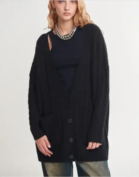 Cárdigan oversize 