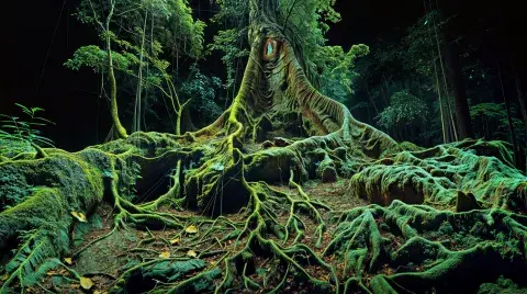 Sebastián Seifert y su obra inmersiva: “Etherbosque - Cartografías digitales”