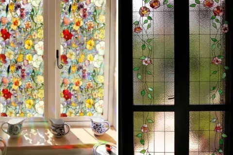 Los vidrios con diseño son una buena opción para colocar en ventanales o ventanas del hogar