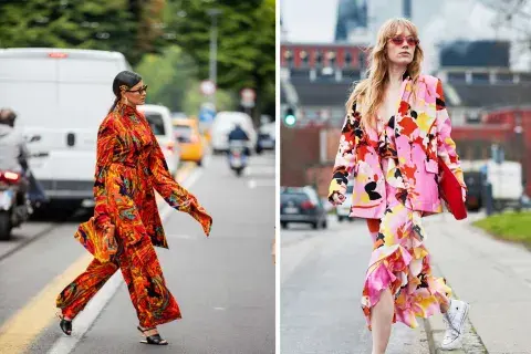 Las estampas abstractas se llevan si fueran salidas de un cuadro moderno Las estampas abstractas se llevan si fueran salidas de un cuadro moderno